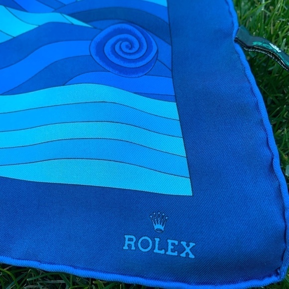 Authentic Rolex Silk Scarf | Made in France - Picture 2 of 5